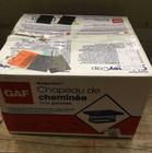 Master Flow Cc1318 Fixed Chimney Cap Galvanized Steel Black 13 In  X 18 In 