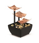 Indoor 3-tier Water Fountain - Tabletop Waterfall Decor For Relaxation   Zen