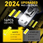 Auxito 9007 Hb5 Led Headlight Bulbs High Low Beam 330000lm White Super Bright 2x