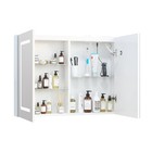 24  X 32  Large Bathroom Mirror Medicine Cabinet With Led Lights Wall Mounted
