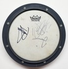 Dave Grohl  Taylor Hawkins  Jose Pasillas Signed Drumhead Jsa Loa Incubus Foo
