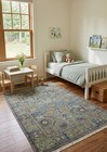 4x6 Ft Handmade Muted Transitional Rug Floral Oriental Decor Carpet