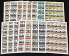 St Vincent Trains Locomotives Sheets X16 Mnh 800 Stamps  Blk56