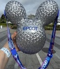 Epcot    disney Parks Popcorn Bucket Spaceship Earth Mickey Mouse Balloon Light Up
