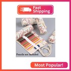 Diyomr 24 36 72 Slots Pencil Wrap Pencil Rolls  Artist Colored Pencils Roll Up B