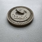 Vintage Clay Butter Mold Cookie Stamp Chicken Bird Design