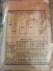      1929 New Butterick   Deltor  1742 - Ladies Knee Length Smock Coat Pattern 38 