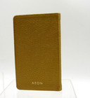 Address Book Pocket Size 3x5  Soft Leather Cover Graphic Image List 40 Gold