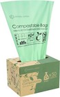 Compostable Trash Bags 6 Gallon Tall Kitchen Garbage Bags Biodegradable Eco-fr