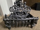 19th-century Napol  on Iii Style Cast Iron Andiron Or Fireplace Firewood Holder