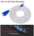 Usb To Serial Adapter Cable Ftdi Ft232rl Chipset Db9 6ft Rs232 Converter Wire