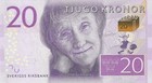 Sweden 20 Kronor  2014  - Children s Writer Astrid Lindgren p-69a Unc