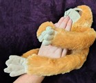 18    Hanging Tan Sloth Plush Stuffed Animal Soft Has Attaching Hands   Feet