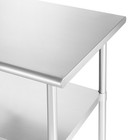 24x24 Stainless Steel Table  Nsf Commercial Restaurant Kitchen Prep   Work Table