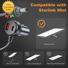 Starlink Mini Cable 3in-1 Starlink Mini Car Adapter With Digital Display Durable