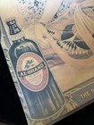 Vintage Chinese Advertising Poster  Ax-brand Pilsen Lager Beer