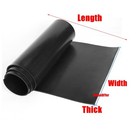 Black Solid Soft Rubber Sheet Damping Plate Pad Mat Various Size 1mm-20mm Thick