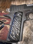 1911 Full Size Pistol Grips Kudu Jigged Buffalo Horn  Fits Standard 1911  623e 