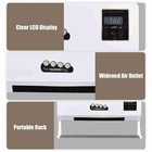 1-heater And Fan Combo 1800w 2-in-1 Timing Function Dual Use Wall Mounted Bore