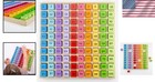 Sustainable Wooden Counting Tray     Ideal Maths Game For Toddler Learning