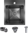 Stainless Drop In Kitchen Bar Sink 13x15 15x15 15x20 30x18 Topmount Single Bowl 