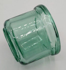 Thick Recycled Green Glass Votive Tea Light Round Candle Holder