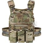 Krydex Fcpc V5 Plate Carrier Vest Tegris Cummerbund And Ktar Front Flap Mc Camo