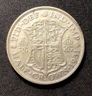 1931 British Silver  Half Crown  Vf  Enn Coins