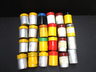 Lot 24 Kodak Metal 35mm Film Canisters As Shown 