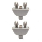 Pearl Grey Sun Visor Support Retainer Clip For Vw Volkswagen Passat 2012-2015