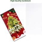 Christmas Money Cards - 24 Holders With Kraft Envelopes   Stickers  6 Designs