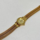 Vintage Rumours Gold Tone Women   s Wrist Watch 21mm Quartz Mesh Band Running