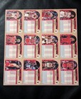 1992-93 Fleer Back To Back Sheet Chicago Bulls Michael Jordan Pippen Nba Rare