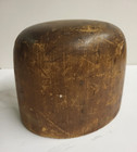 Antique Primitive Millinery Wood Hat Block Mold Form Hatters Supply House 7 1 4