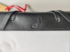 Jon Hart Design  King Pad  Black Leather Writing Pad With Music Note Imprint
