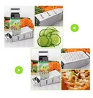 Kitchen Stainless Steel 4-sided Box Food Grater Vegetable Cheese Slicer Shredder