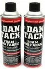 2 X Dan Tack Foam   Fabric Spray Adhesive Or Glue Can 12 Oz  2 Pack 