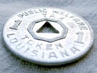 Louisiana Public Welfare Tax Token 1 Mill Aluminum