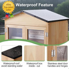 2-tier Indoor outdoor Little Library Book Exchange Box - Durable Weatherproof So