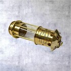 Brass Miners Lamp - Coal Mining Lantern Replica - Oil Lamp For Rustic Decor -