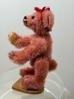 Vtg Miniature Little Gem Pink Teddy Bear   Sugar Plum   Chu Ming Wu   Signed Box