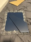 Mikasa 8x10 Frosted Floral Mist Crystal Glass Flower Picture Frame New With Box