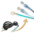 Part   031229 - Nordictrack Treadmill Power Cord Supply Adaptor Wire Ground -7ft