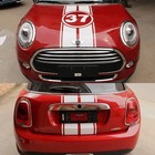 Aftermarket Hood   Rear Door Graphic Decal For Mini Cooper F55  2015   2016    F5