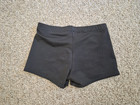 Motionwear Girls Gymnastics Shorts Black Size Small Adult