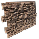 Lightning Ridge 48 In  X 24 In  Faux Stone Siding Panel Finished Cappuccino Inte