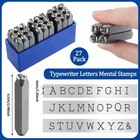 Metal Stamp Set 6mm Steel Metal Stamping Tool Set Metal Stamps For Jewelry Ma   