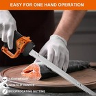 Cordless Electric Filleting Knife With 4 Titanium Nitride Oated Non-stick Blades