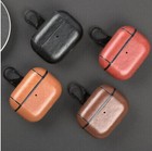 Burgundy Luxury Airpods Case Leather Protective Cover For Apple Airpod Pro 2 Nib
