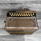 Vintage Hohner Accordion 2-row 8-bass 21-key Untested As Is For Parts Or Repair